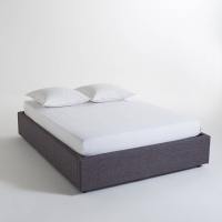 Кровать С реечным дном и ящиком внутри Papilla 160 x 200 см серый LA REDOUTE INTERIEURS  фото, kupilegko.ru